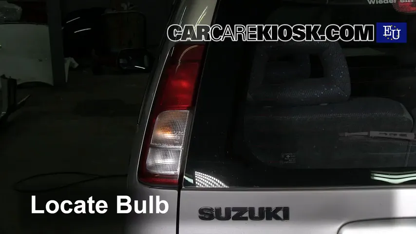 2001 Suzuki Ignis GL 1.3L 4 Cyl. Lights Reverse Light (replace bulb)